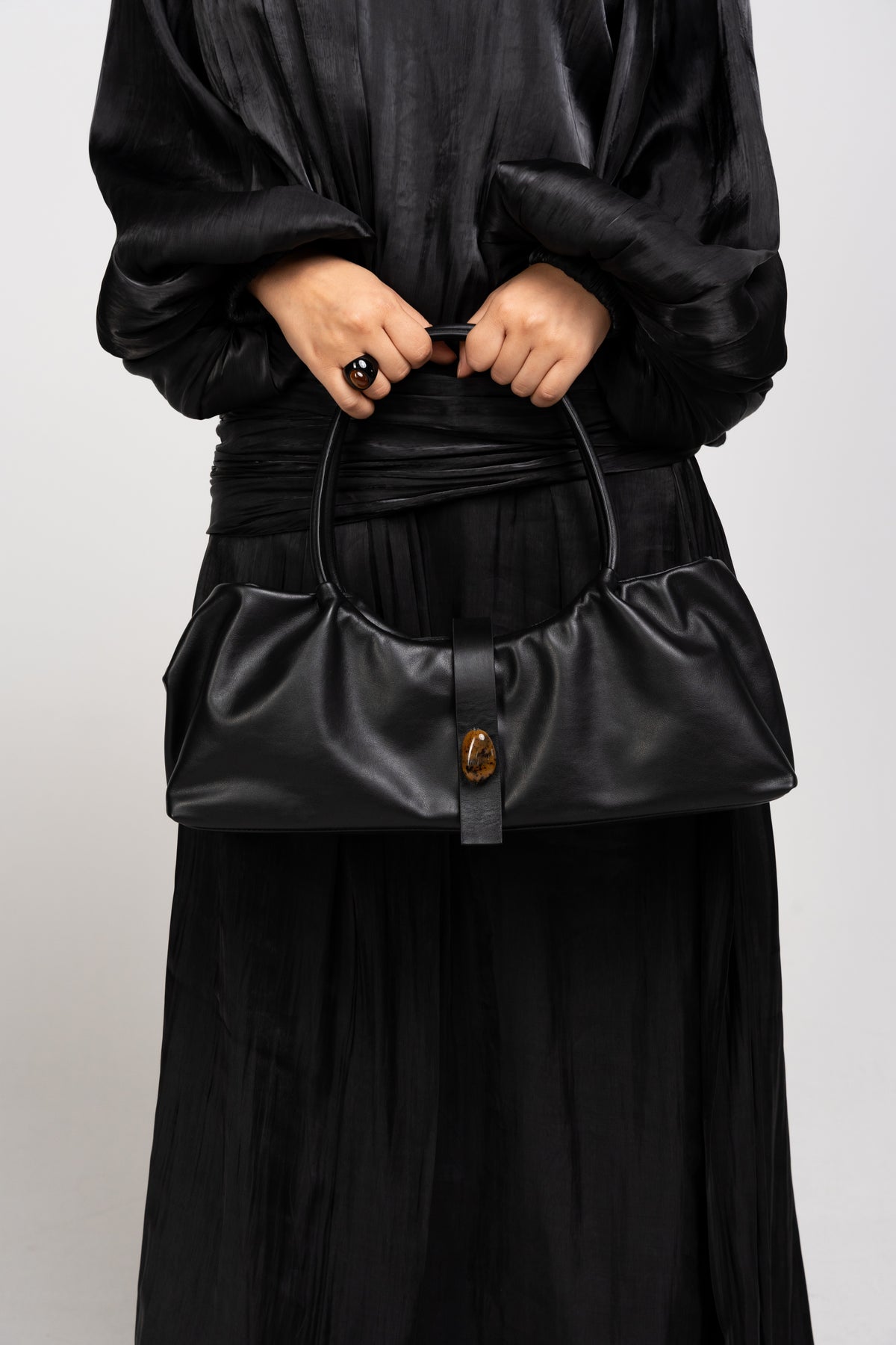 May Leather Bag - Black