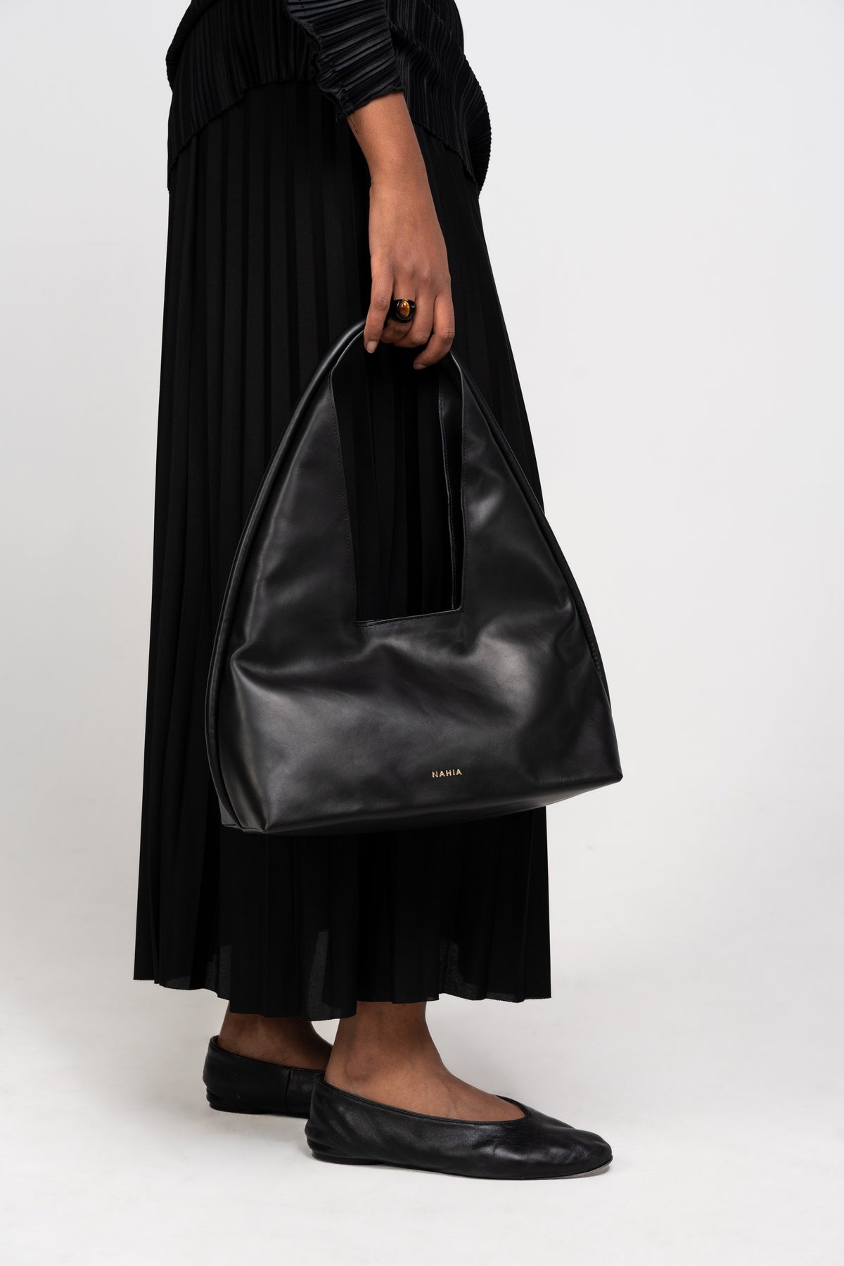 Kite Leather Bag - Black