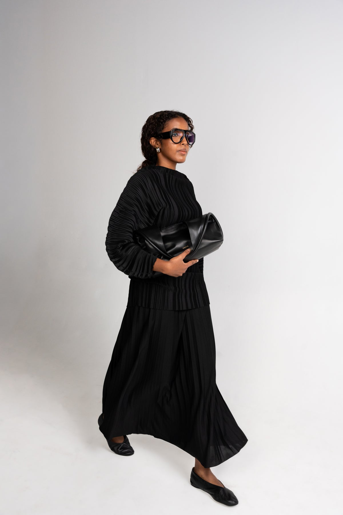 Kite Leather Bag - Black
