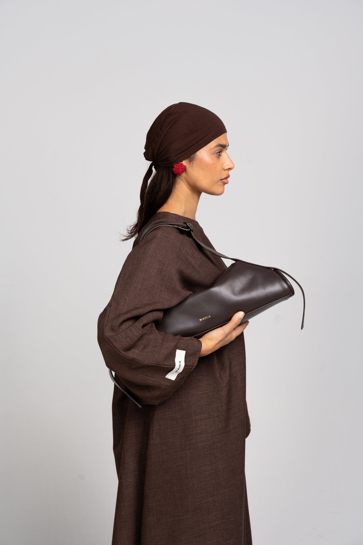 Ona Leather Bag - Dark Brown