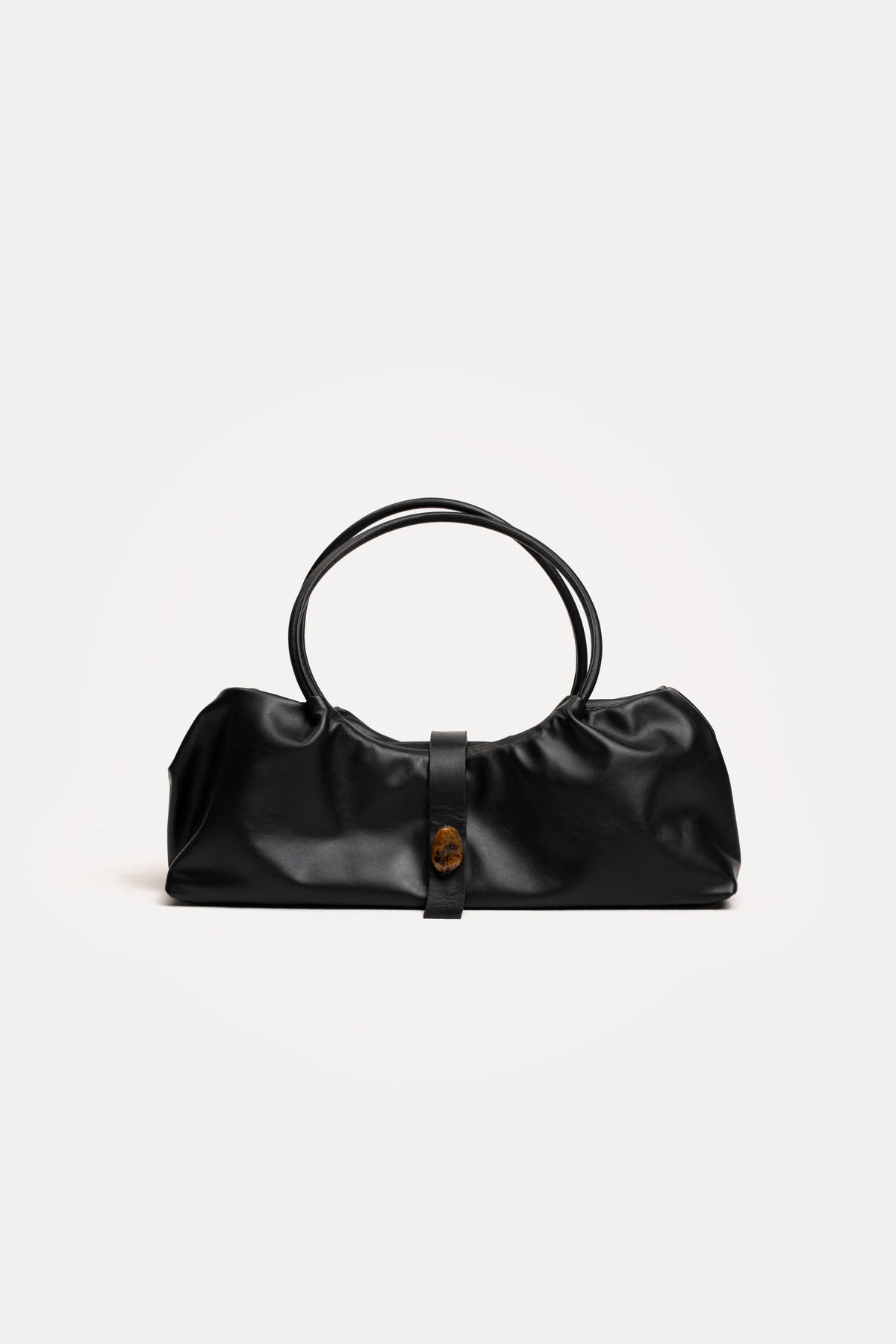 NAHIA MAY leather bag in black