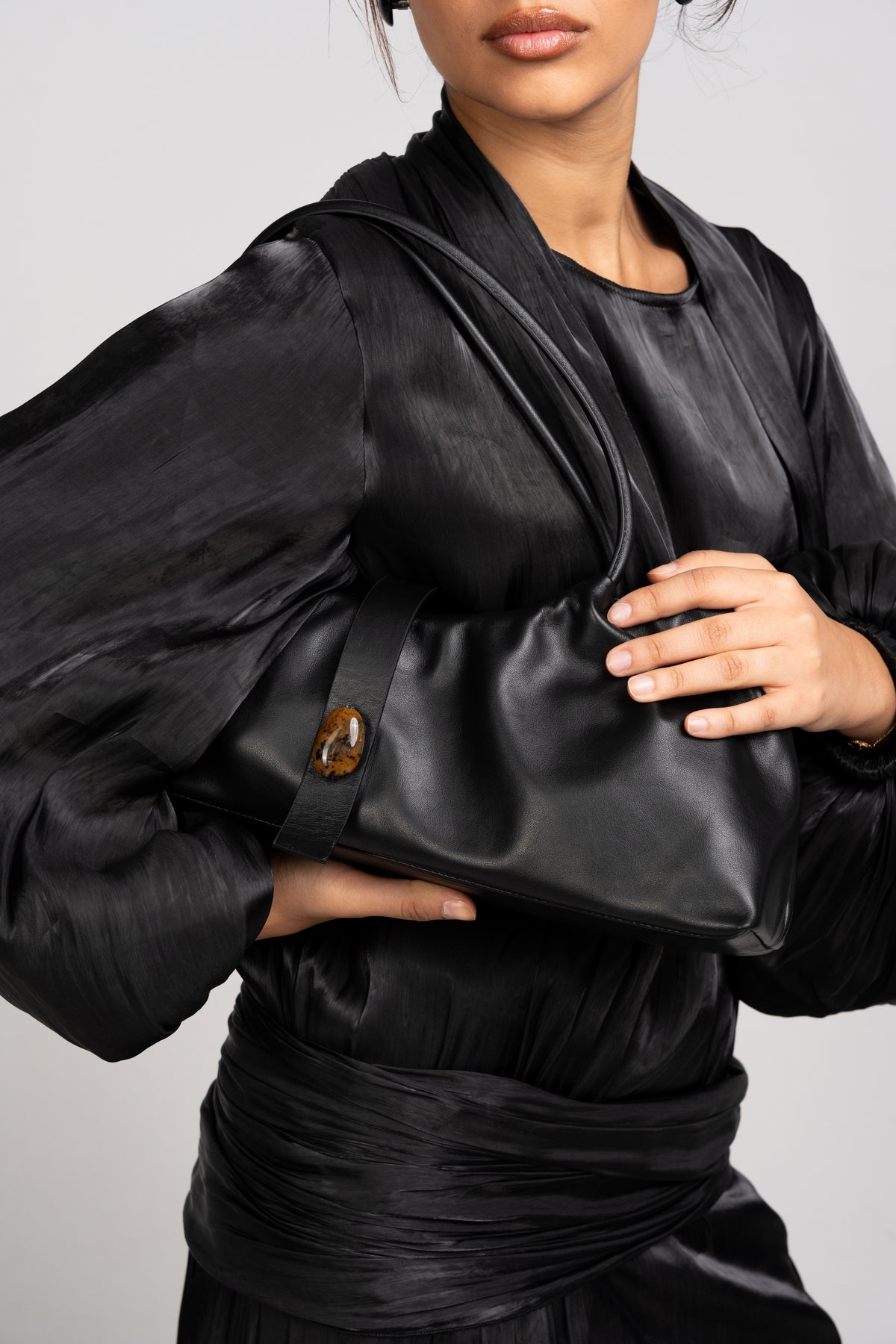 May Leather Bag - Black