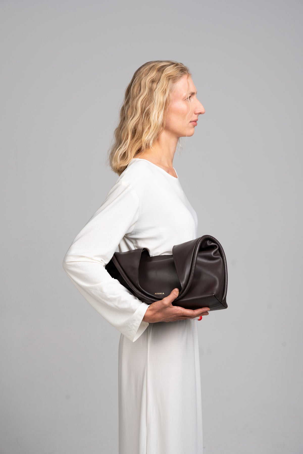 Kite Leather Bag - Dark Brown