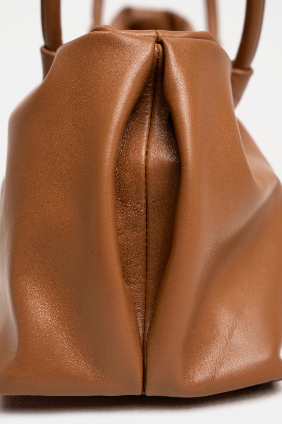 May Leather Bag - Caramel Brown